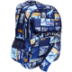 Rucsac scolar cu 2 compartimente si penar Dinozaur 45x31x14 cm